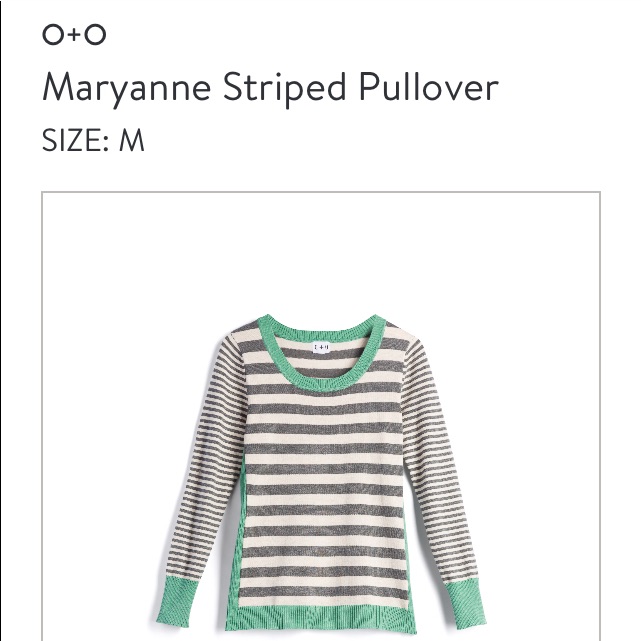 OO Maryanne Stripped Sweater